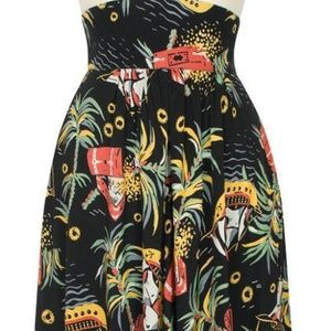 Pirate Treasure 40s Skirt- size 4